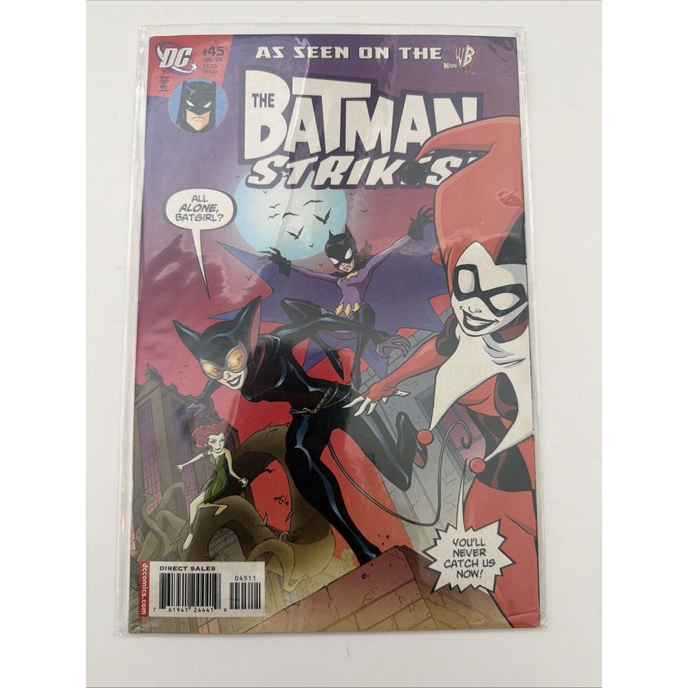 Batman Strikes! #45 (2008) Harley Quinn, Poison Ivy, Cat, Bat Girl DC Comics